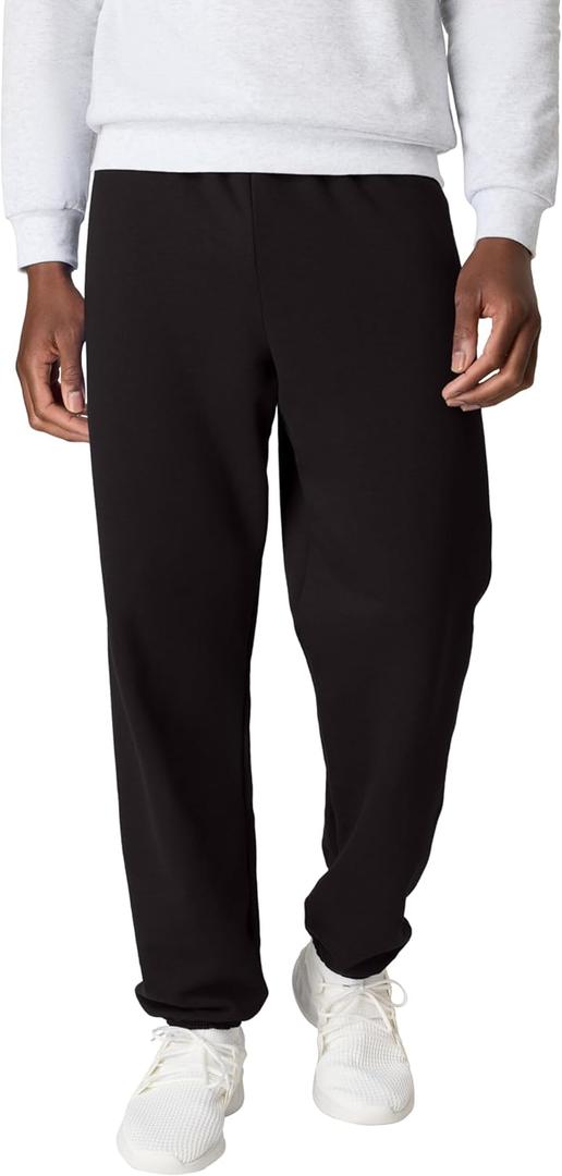 Hanes Men's Ecosmart Best Sweatpants, Athletic Lounge Pants with C"ed Cuffs (X-Large)