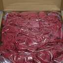 IPOPU Artificial Rose Flower Heads, 100 Pcs Real Looking Burgundy Foam Fake Roses for DIY Wedding Baby Shower Centerpieces Arrangements Party Tables Home Decorations (Wine red, Stemless)