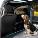 Dog Car Barrier Behind Front Seat, 51.2" Wide Car Pet Barrier One-Piece Design, Dog Car Divider Back Seat Barrier Small Crossover, Compact Car and Crossover