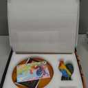 Rooster Paper Towel Holder - Modern Chicken Decor for Farmhouse Kitchen Bathroom Countertop - Gifts for Women Mom Grandma - 3D Cute Stuff Decorative Accessories