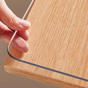 Clear Table Protector size: 40" x 92", Plastic Table Cover, Waterproof PVC Clear Table Cover Protector, Desk Protector Mat, Writing Desk Pad for Desktop, Coffee & Dining Room Table