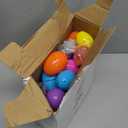 50 Easter Eggs Prefilled Mochi Squishy, Stress Relief Squishies Toys for Easter Theme Party Favor, Easter Eggs Hunt, Easter Basket Egg Fillers, Classroom Prize Supplies, Goodie Bag Stuffers
