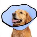 MIDOG Dog Cone Collar After Surgery, Soft Dog Cone Alternative to Stop Licking,Adjustable Elizabethan Recovery Cones for Small to Large Sized Dogs (XL, Blue)