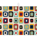 Mid Century Modern Retro Dish Drying Mat for Kitchen Counter Vintage Decorative Dish Drainer Rack Mats Washable Absorbent Reversible Microfiber Drying Pad Kitchen Accessories 18"x24"