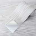 Art3d 15 Sq.ft Peel and Stick Floor Tiles, 10Pcs Luxury Vinyl Plank Flooring Wood Look, 36"  6" Adhesive and Waterproof Tile Sticker for Bedroom, Living Room, Kitchen, Light Gray