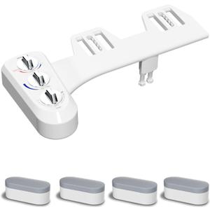 Hibbent Bidet Toilet Attachment with Toilet Seat Bumpers