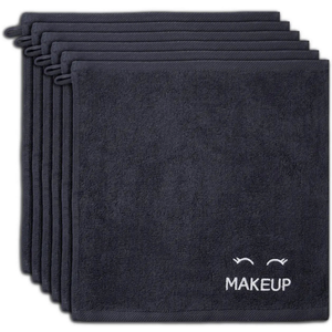 White Classic Set of 12 Makeup Removal Wash Cloths 13"×13"