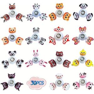 30 Pack Fidget Spinner Toys Mini,Party Favors Gifts Christmas Stocking Goodie Bag Stuffers Sensory Toys for Kids Adults Teens ADHD Anxiety Stress Relief,Treasure Box Toy for Classroom Prizes Supplies