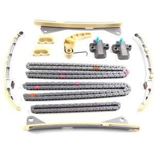 Engine Timing Chain Kit Fit for Hyundai Azera Santa Fe 2012-2019Genesis G70/G80/G90 2017-2021, Kia Cadenza K900 Sedona Sorento 2013-2021 3.3L 3.8L 24321-3L100 24410-3CGA3