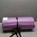BalanceFrom 71x24 Inches Extra Thick Yoga Mat 1-Inch High-Density Foam  Roll-Up Exercise Pad with Double-Sided Non-Slip Surface and Carrying Strap for Pilates and Home Workouts, Multiple Colors (Taro Purple)