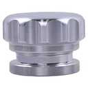 Aluminium Alloy Fuel Cap Weld On Filler Neck Oil Tank Cap (1.5 Inch, Silver)