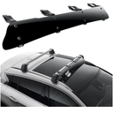 41"/44" Roof Rack Fairing, Aerodynamic Wind Fairing, 95% Less Wind Noise, Fits Most Factory Bars, 4 Clamps for Secure Fit, Windshield Fairing for Roof Racks (41in)