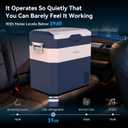 Megiu 12 Volt Refrigerator Car Fridge Portable 12V 45 Quart Freezer Compressor Cooler 12V/24V DC 110240 V AC for Truck Van RV Camper SUV and Home Use