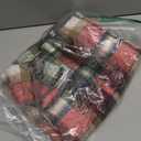 Womens Wool Plaid Mini Skirt Fall Winter High Waisted Bodycon Pencil Skirt, Size Medium