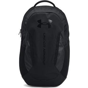 Under Armour Unisex-Adult Hustle 6.0 Backpack, (003) Black/Black/Black, One Size Fits Most (Black)
