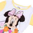 Disney Girls 4-piece Snug-fit Cotton Pajama Set, Soft & Cute for Kids (White, S)