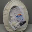 Toilet Seat Elongated,Toilet Seat with Quick-Release And Quick-Attach, Plastic Toilet Seat with Soft Close, Easy Install and Clean - Almond