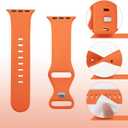 Sport Bands Compatible with Apple Watch /41mm, SE 6/5/4 44/40mm, 38mm S/M M/L for Women Men Silicone iWatch Band