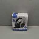 Ozeino 2.4GHz Wireless Gaming Headset for PC, Ps5, Ps4 - Lossless Audio USB & Type-C Ultra Stable Gaming Headphones with Flip Microphone, 40-Hr Battery Gamer Headset for Switch, Laptop, Mobile, Mac (Black and White)