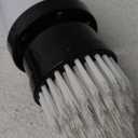 TUYU Electric Spin Scrubber, Full-Body IPX7 Waterproof Bathroom Scrubber with Power LCD Display, Adjustable Extension Handle, Cordless Shower Cleaner Brush for Bathtub Kitchen Wall Cleaning (Black)