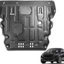 Engine Splash Shield Fit for Ford Escape 2020 2021 2022 2023 2024 2025 Engine Case Guard Under Cover Compatible with Escape Front Engine Guard Mud Flaps (Black)