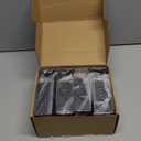 8 Pair(16pack) 30 Stair Stainless Steels Deck Railing Bracket Connectors, for 2x4 (Actually 1 " x 3 ") Wood Deck Railing Post to handrail Connection (Matte Black)