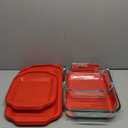 Pyrex 2 Pack Glass Storage Containers With Lid