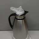 102 Oz Coffee Carafes for Keeping Hot, Stainless Steel Thermal Carafe, Double Wall Insulated Tea Pot, Fully Sealed Beverage Dispenser Keep Hot 12 Hours, Vacuum Thermal Pot for Coffee, Tea (Silver)