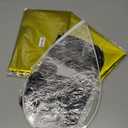 Wuchieal 53 X45 Inch Rectangle Worship Flags with Flex rods,Rectangular Praise Church Flag, Metallic Praise Dance Flags for Worship Dance Ministry Gold