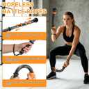 2 x Ropeless Battle Ropes with Adjustable Weights Battle Ropes for Home Gym Exercise, 2PCS Weighted Workout Equipment for Low-Impact, Strength & HIIT, for Men & Women