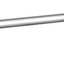 OFFO Shower Arm with Flange, 24 in Wall Mount Replacement Angle Shower Head Arm Wall-Mounted For Fixed Shower Head & Handheld Showerhead, Chrome