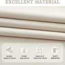 DONREN Cream Beige 20 Inch Length Short RV Curtains for Camper Kitchen Room Darkening Small Window Curtain Tiers for Nursery Bathroom Loft 24 Wide by 20 Long Set of 2 Panels