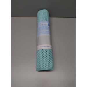 17 in. x 36 in. Cushioned Bathtub Mat, Aqua