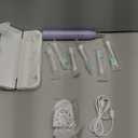 Rtauys S5 Sonic Electric Toothbrush for Adults with 8 Brush Heads, IPX7 Electric Toothbrush with Travel Case, 2.5 Hours Charge for 120 Days, 5 Modes with 2 Minutes Built in Smart Timer Light Purple