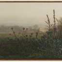 KISSFOX Vintage Wall Art Framed Retro Rustic Landscape Painting Canvas Prints Farmhouse Floral Country Scenery Picture Home Office Decor Bathroom Bedroom Living Room (24x36 in)