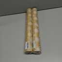 2 x CAKKVDE Vintage Christmas Wrapping Paper Roll - Kraft Gift Wrap with Jute Twine | 17 Inch x 49 Feet Durable Holiday Wrapping Paper for Gifts(White snowflakes)