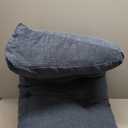 IASEAHK Headboard Pillow Twin, Triangle Pillows for Headboard, Head Board Backrest Wedge Pillow for Reading Sitting Working, Daybed Pillows with Removable Cover for Bed Dorm Sofa, Navy Blue