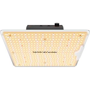 Spider Farmer Upgraded SF1000D 100W LED Grow Light, Dimmable & Full Spectrum, New-Gen High-Performance Diodes & Enhanced PPFD for Indoor Plants Veg/Bloom, Hanging Growing Lamp in 2x2 Grow Tent