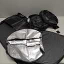 T TGBROS Windshield Sun Shade for Honda Pilot 2016-2025 Car Window Shades Thicken UV Block and Blackout Privacy Foldable Sunshades 8PCS Accessories Keep Cool Sun Visor Covers