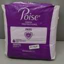 Poise Incontinence & Postpartum Pads for Bladder Leaks, 7 Drop Ultra Absorbency, Long Length, 39 Count 