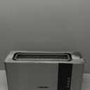 Mueller UltraToast Full Stainless Steel Toaster 2 Slice, Long Extra-Wide Slots with Removable Tray, Cancel/Defrost/Reheat Functions, 6 Browning Levels with LED Display, Housewarming Gifts New Home