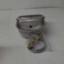 YOUEON 2.5 Liter Automatic Dog Water Bowl with Float Valve & Connect Adapter, Stainless Steel Waterer with Hose, Outdoor Drinking Waterer for Poultry and Small Livestock