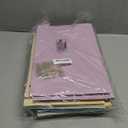 Extra Capacity Legal Size Plastic Hanging File Folders, Reinforced 2" Pastel Expanding Pocket,12 Pack Legal Hanging Folders for Filing Cabinet, Expandable Hang Folder with tabs, for Office School