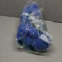 Kumufenc Women's Fleece Sweatshirts Half Zip Pullover Long Sleeve Oversized Workout Crop Tops Hoodie with Pocket(Blue,M)