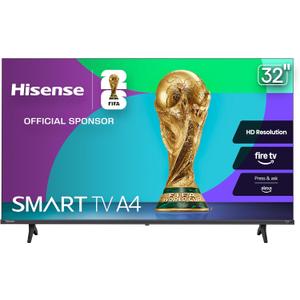 Hisense 32-Inch Class A4 Series HD Smart Fire TV (32A4HNF) - Full Array LED, HDR10, DTS Virtual: X, Slim Bezel Design, Alexa Built-in