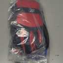 SATINIOR 2 Pairs Kids Waterproof Winter Snow Gloves Ski Gloves for Boy Girl Outdoor Warm Thickening Snowboar, Color Red and Blue, 6-10 Years