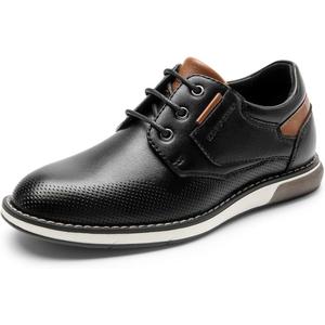 Bruno Marc Boy's Casual Dress Oxford Comfort Uniform Formal Fashion Sneaker Shoes, Size 13 Little Kid, Black, SBOX2404K
