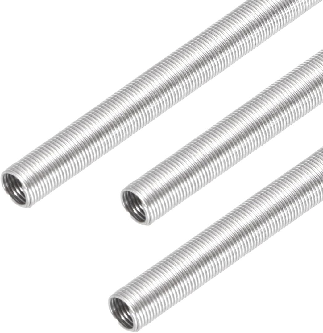 MECCANIXITY Heating Element Coil Wire, AC220V 500W / AC110V 125W Resistance Furnace Heater Wire FeCrAl Heating Elements Coil Heater for Oven Furnace Dryer, 4mm X198mm, Pack of 3