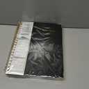 2 x 2026 Planner, Weekly and Monthly Calendar Planner from January 2026 - December 2026, 8.5" x 11" Hardcover Leather Hourly Appointment Book with Tabs, Spiral Daily Planners for College School Work Home, Black