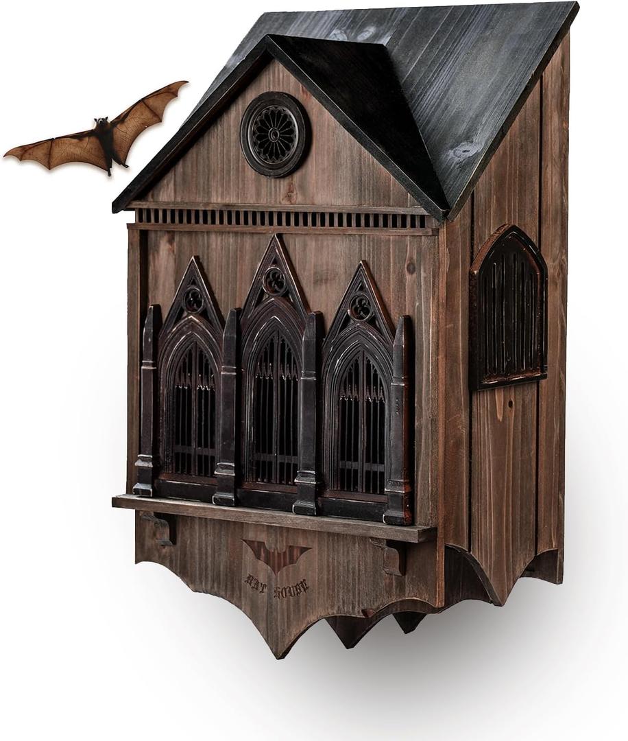 Large Bat House for Outdoors, Large 4 Chamber, 200-Capacity, XL